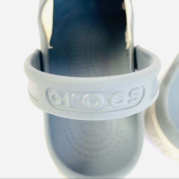 Croc Citilane Kids Clog Gray Unisex Girls Size 5 Boys Size 3 Good Condition - Picture 7 of 11
